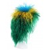 Flag-004~Brazil Curly Mullet Wig